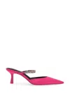 Alexander Wang Mini Crystal-embellished Pumps With 6.5cm Heel In Fuchsia
