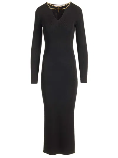 Alexander Wang Name Necklace Long Dress Dresses Black
