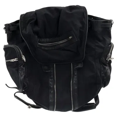 Alexander Wang Nappa Mini Marti Backpack In Black Nylon