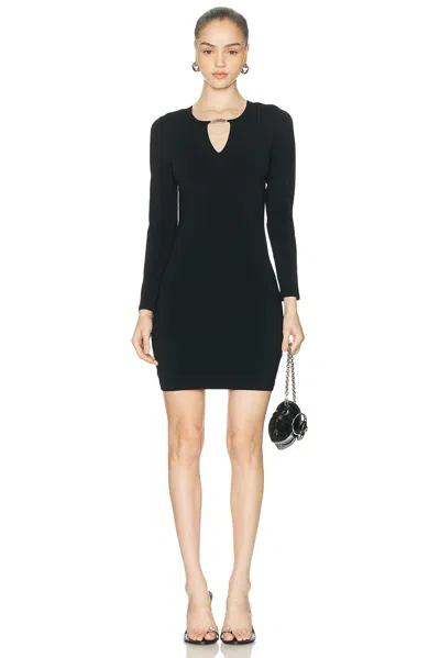 Alexander Wang Necklace Mini Dress In Black