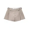 Alexander Wang Neutrals Shorts - Short Shorts Women In Gray