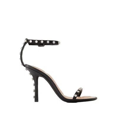 Alexander Wang Nicki 105 Heeled Sandals - Leather - Black