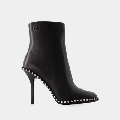Alexander Wang Black 110 Leather Ankle Boots