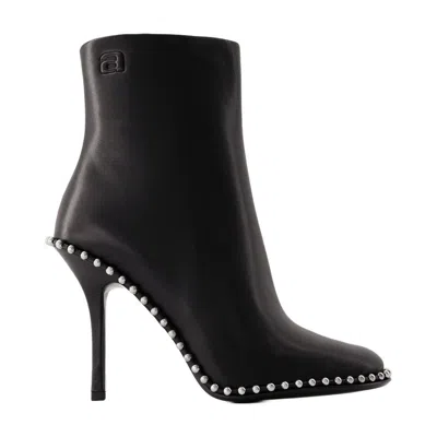 Alexander Wang Black 110 Leather Ankle Boots