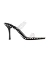 ALEXANDER WANG NOVA 85 HEELS - ALEXANDER WANG - LEATHER - BLACK