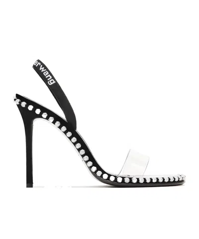 Alexander Wang Nova Embellished Sandals In Black