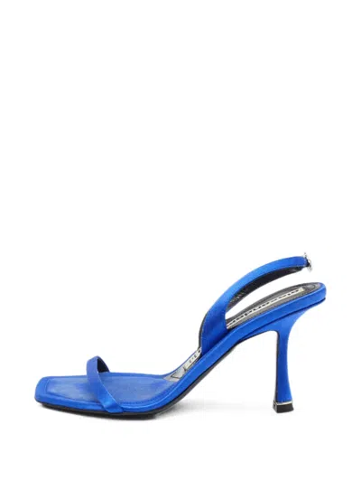 Pre-owned Alexander Wang Nova Slingback Sandals In Blue
