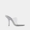 Alexander Wang Nudie 105 Sandals - Pvc - Silver In Grey