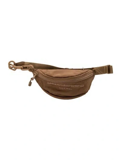 Pre-owned Alexander Wang Nylon Belt Bag In Brown