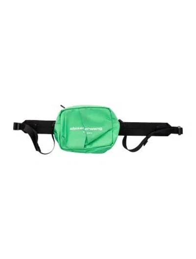 Pre-owned Alexander Wang Nylon Belt Bag In Green