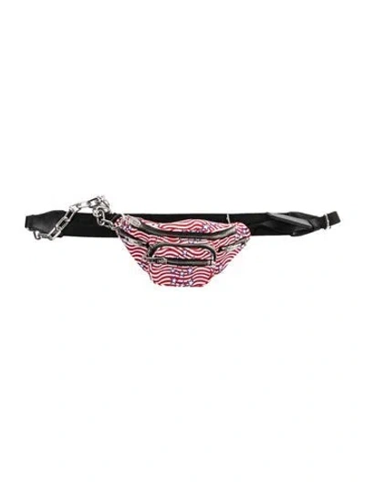 Pre-owned Alexander Wang Nylon Belt Bag In Red