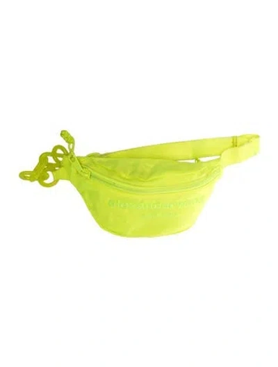 Pre-owned Alexander Wang Nylon Belt Bag In Yellow