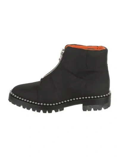 Pre-owned Alexander Wang Nylon Boots In Black