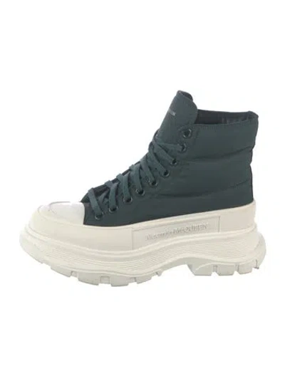 Pre-owned Alexander Wang Nylon Chunky Sneakers In Green