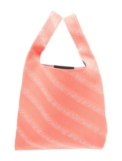 Pre-owned Alexander Wang Nylon Hobo In Orange