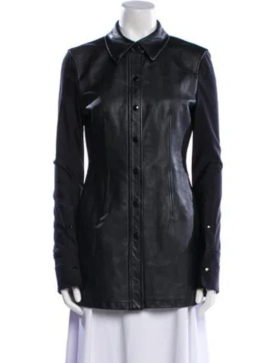 Pre-owned Alexander Wang Nylon Jacket In Black