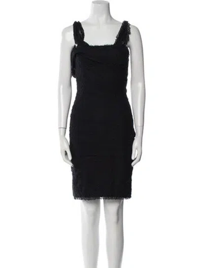 Pre-owned Alexander Wang Nylon Mini Dress In Black