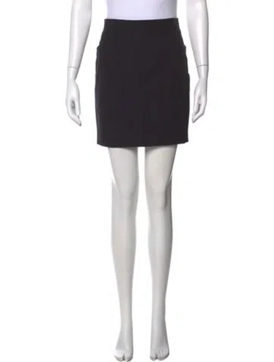 Pre-owned Alexander Wang Nylon Mini Skirt In Black