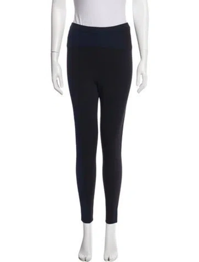Pre-owned Alexander Wang Nylon Skinny Leg Pants In Blue