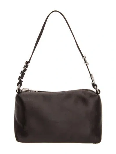 Pre-owned Alexander Wang Nylon Top Handle Bag In Black