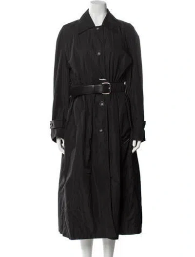 Pre-owned Alexander Wang Nylon Trench Coat W/ Tags In Black