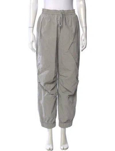 Pre-owned Alexander Wang Nylon Wide Leg Pants In Gray