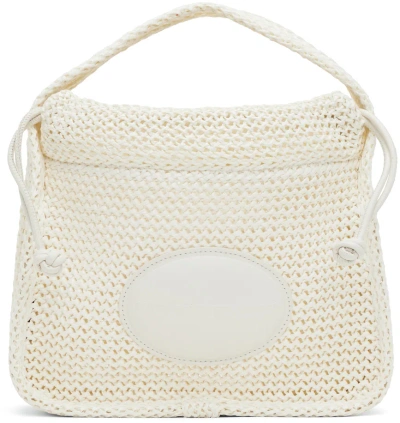 Alexander Wang Small Ryan Raffia-effect Bag In White