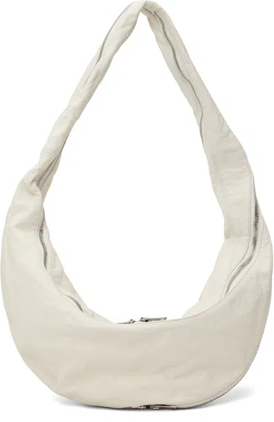 Alexander Wang Off-white Twyst Crossbody Memory Leather Bag In Off White