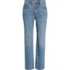 Alexander Wang Og High Waist Stovepipe Jeans In Vintage Light Indigo