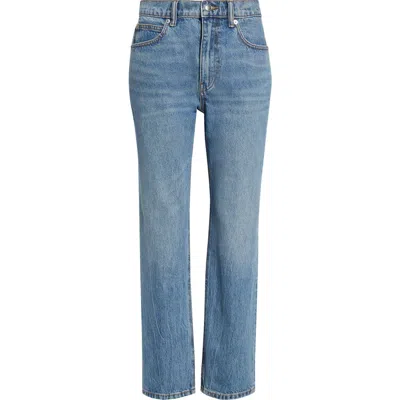 Alexander Wang Og High Waist Stovepipe Jeans In Vintage Light Indigo