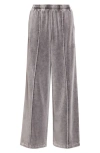 Alexander Wang Ombré Velour Track Pants In Gray