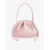 Alexander Wang Omens Ballerina Pink Ryan Small Stretch-knit Top-handle Bag In Ballerina Pink