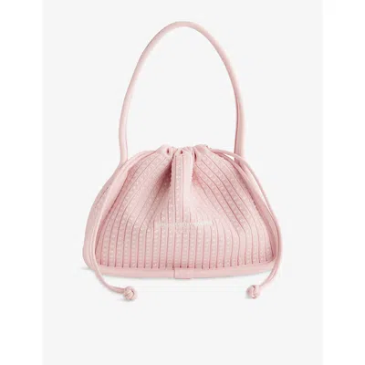 Alexander Wang Omens Ballerina Pink Ryan Small Stretch-knit Top-handle Bag