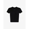Alexander Wang Cotton T-shirt With Logo In Black