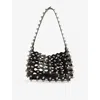 Alexander Wang Omens Rex Medium Studded Leather Shoulder Bag Black In Black