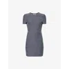 Alexander Wang Mini Dress In Graphite In Gray
