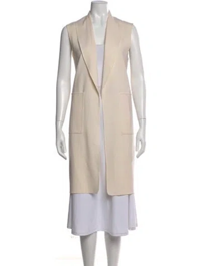 Pre-owned Alexander Wang Open Front Sleeveless Top In Neutral