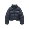 Alexander Wang Long-sleeved Zippered Cotton Jacket In Blue