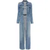 Alexander Wang Denim Coat In Blue