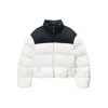 Alexander Wang Cropped Puffer Jacket In Multi