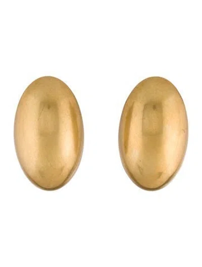 Pre-owned Alexander Wang Oval Earclip Earrings In Multi