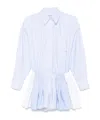 Alexander Wang Prestyled Pleated Playsuit In White