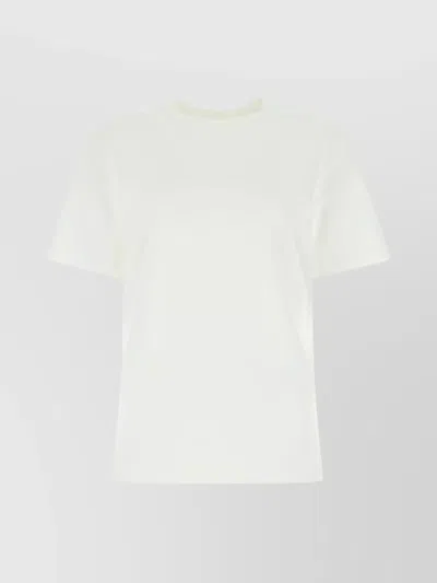 Alexander Wang Oversize Crew-neck Cotton T-shirt In Grey