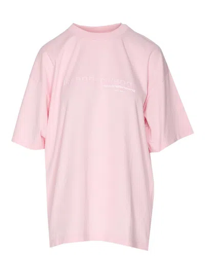 ALEXANDER WANG OVERSIZE LOGO T-SHIRT