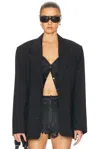 Alexander Wang Oversized Blazer In Black