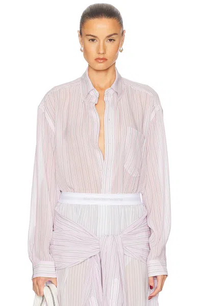 ALEXANDER WANG OVERSIZED BOYFRIEND SHIRT