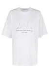 Alexander Wang Oversized Cotton T-shirt In White