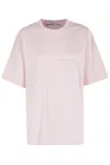 Alexander Wang Shrunken Logo Tshirt In Pink