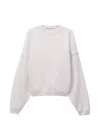 Alexander Wang Oversized Logo-print Sweatshirt In Pink
