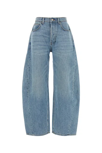 Alexander Wang Oversized Rounded Jean With Graphic Logo At Back-27 Nd ...
